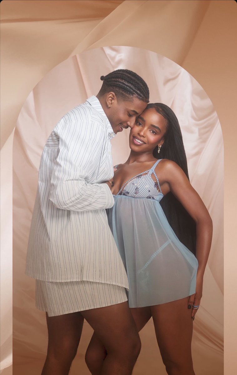 Lovie_HQ's tweet image. Lovie Simone and Michael Cooper Jr. for Savage Fenty 🤍🩵