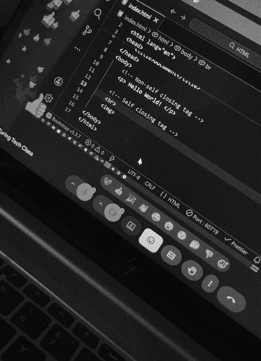 Another day, another line of HTML✨

Will be sharing my progress here with time😌