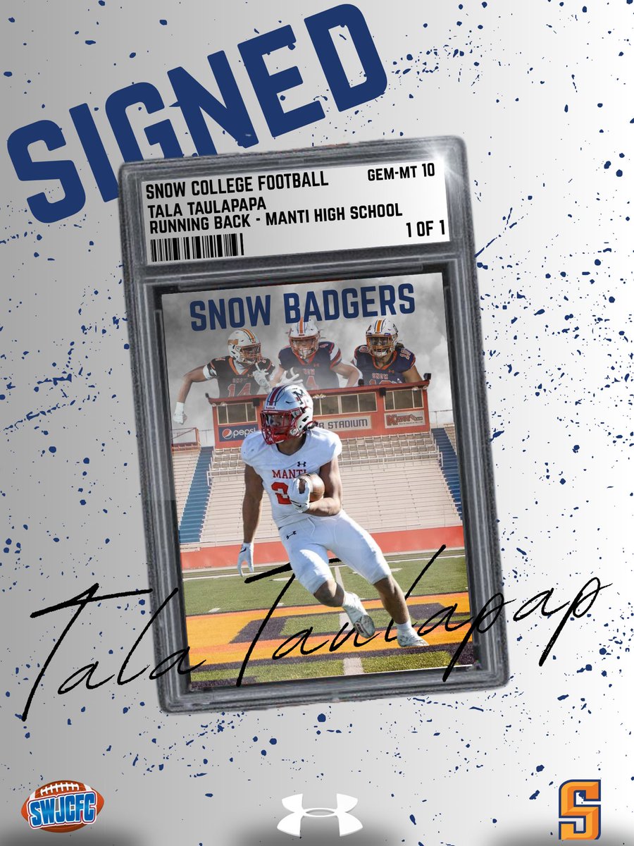 SnowCollegeFB's tweet photo. Signing Day 2026
Welcome to the Den! 🦡
@TalaTaulapapa https://t.co/CX1xhDB5km