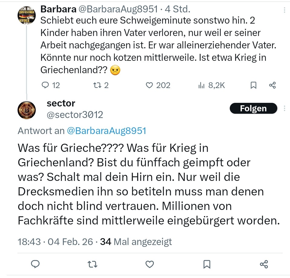 Ach guck, ein Depp. 🤷