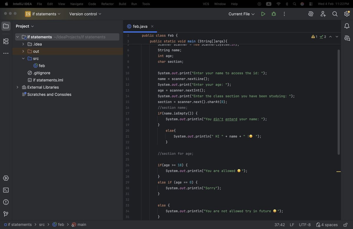 VikasJ627444's tweet image. DAY - 04:#selflearn
*woke up at the same time 
*Attended the college 
*And today I learn't about if and else statements(practically)
* some basic maths concepts that helps in calculations like:
1-Finding hypothenuse of triangle
2-circum,area,volume of circle 😊