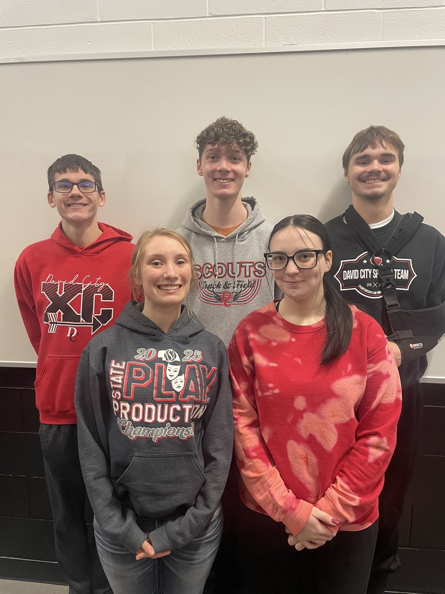 DavidCityMusic's tweet photo. Congratulations to Trevin, Caelan, Brittin and Alexis on being selected to the Class B All-State Symphonic Band! Congratulations to Lorelai on being selected to the Class B All-State Wind Ensemble! They will perform on March 28 at Grand Island Northwest High School. https://t.co/zDp0jridry