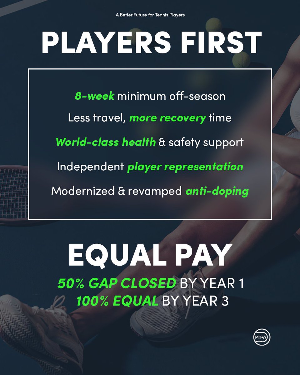 Professional Tennis Players Association tweet media