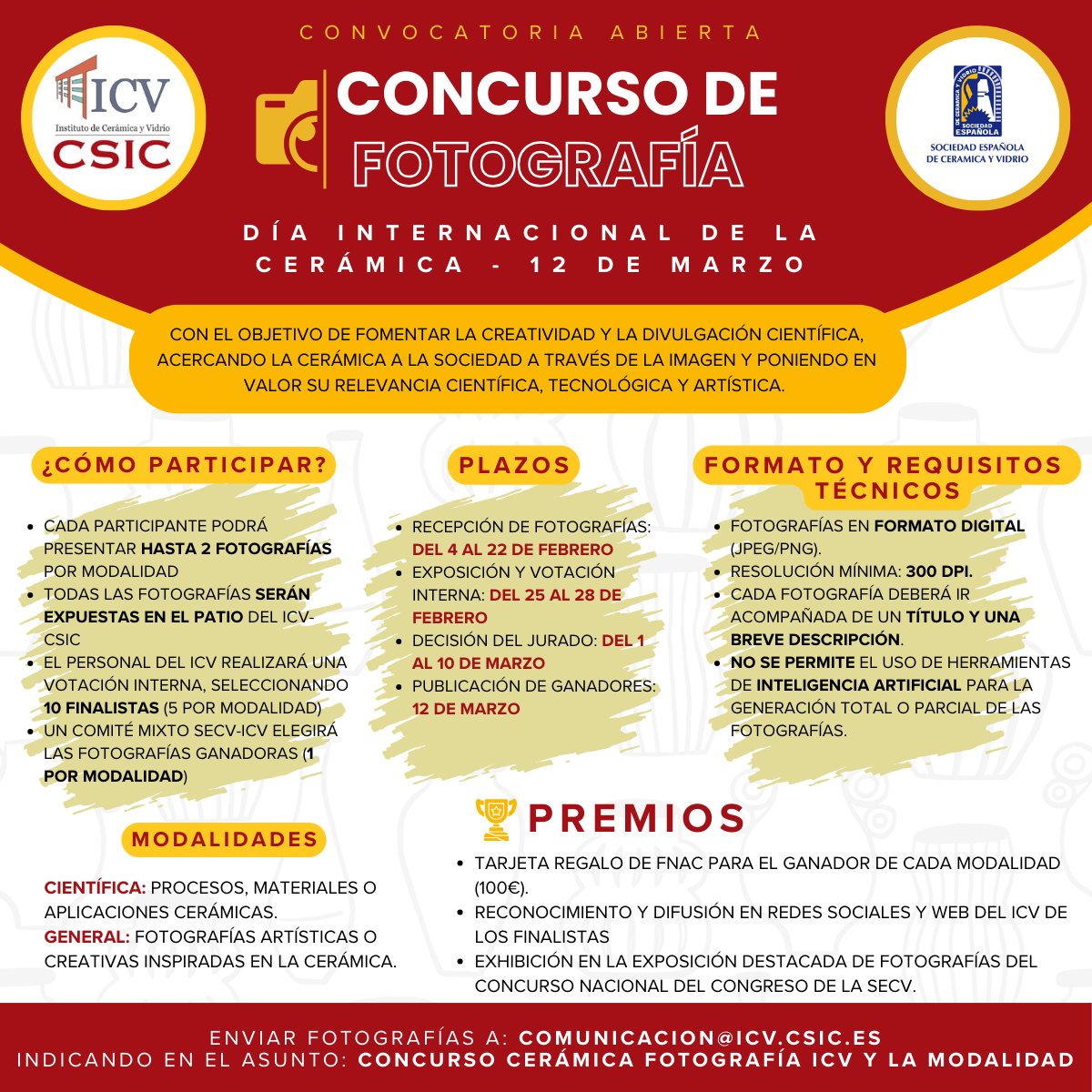 Instituto de Cerámica y Vidrio ICV-CSIC tweet media