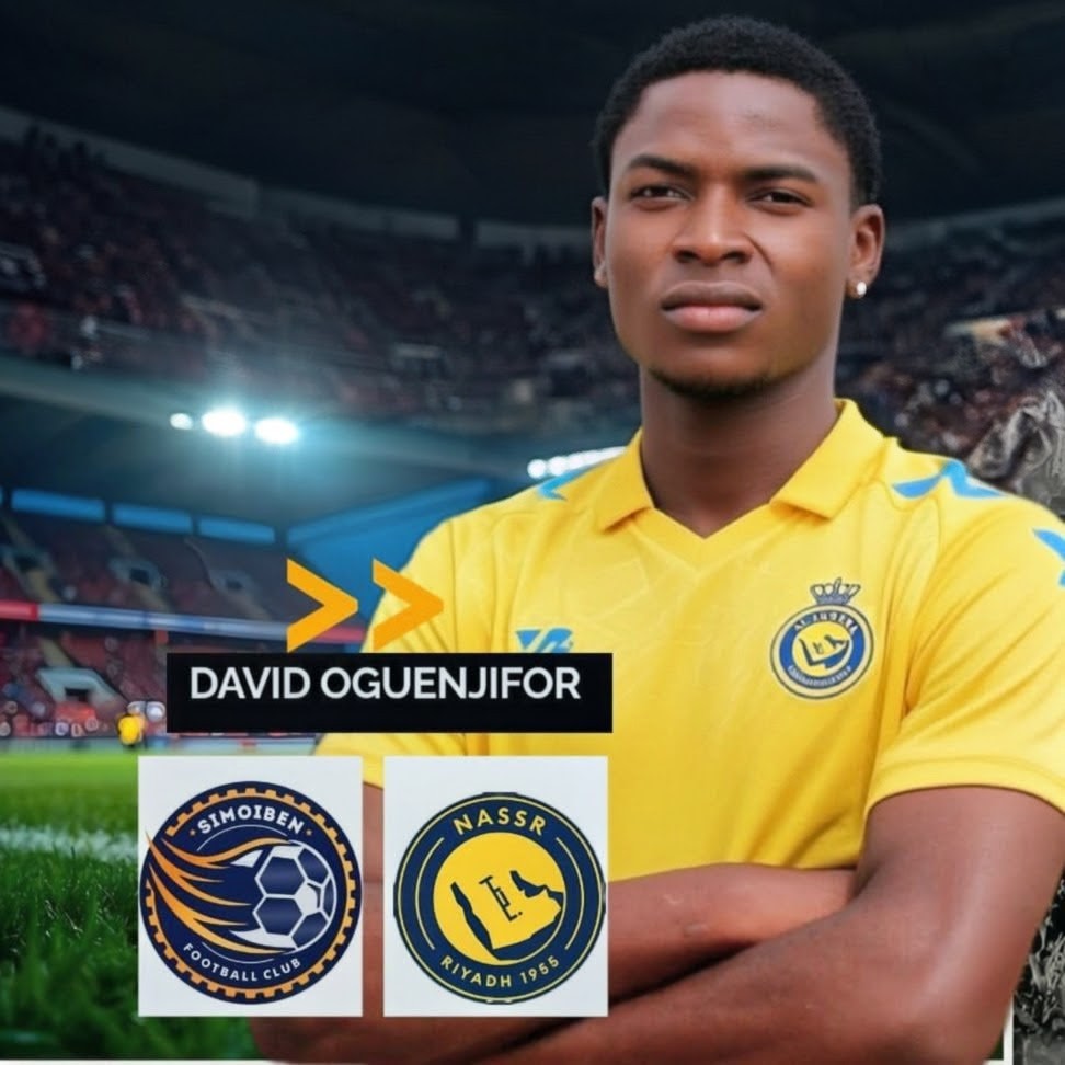 SimoibenN's tweet image. We are proud to announce that we have successfully completed the transfer of our player, David Oguejiofor to Saudi Arabian side Al-Nassr FC

This is a huge opportunity to show the world his talent and we are certain he'll do that greatly. All the best, David.

@AlNassrFC_EN