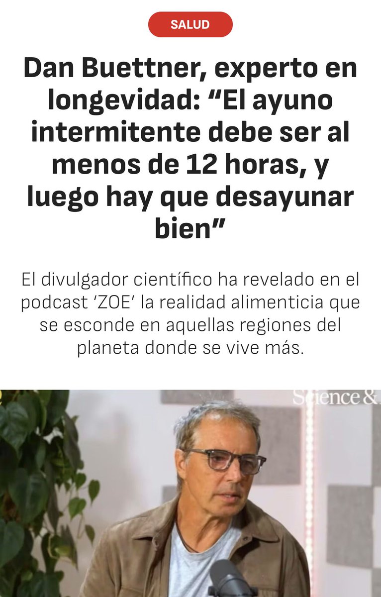 El Ayuno y la longevidad explicado por un experto. 

2cm.es/1j7vs