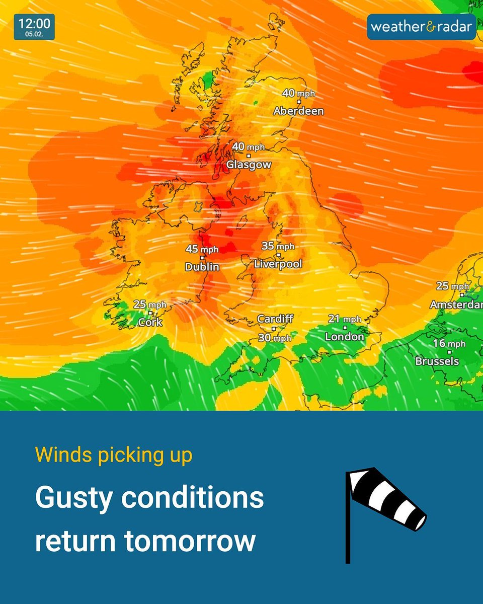 WeatherRadar_UK's tweet image. 🍃 Thursday will be a blustery one for most of us, only in southern England and the south of Ireland will calm patches be found.

WindRadar: to.weatherandradar.co.uk/windradar 

#Weather #UKWeather #IrelandWeather