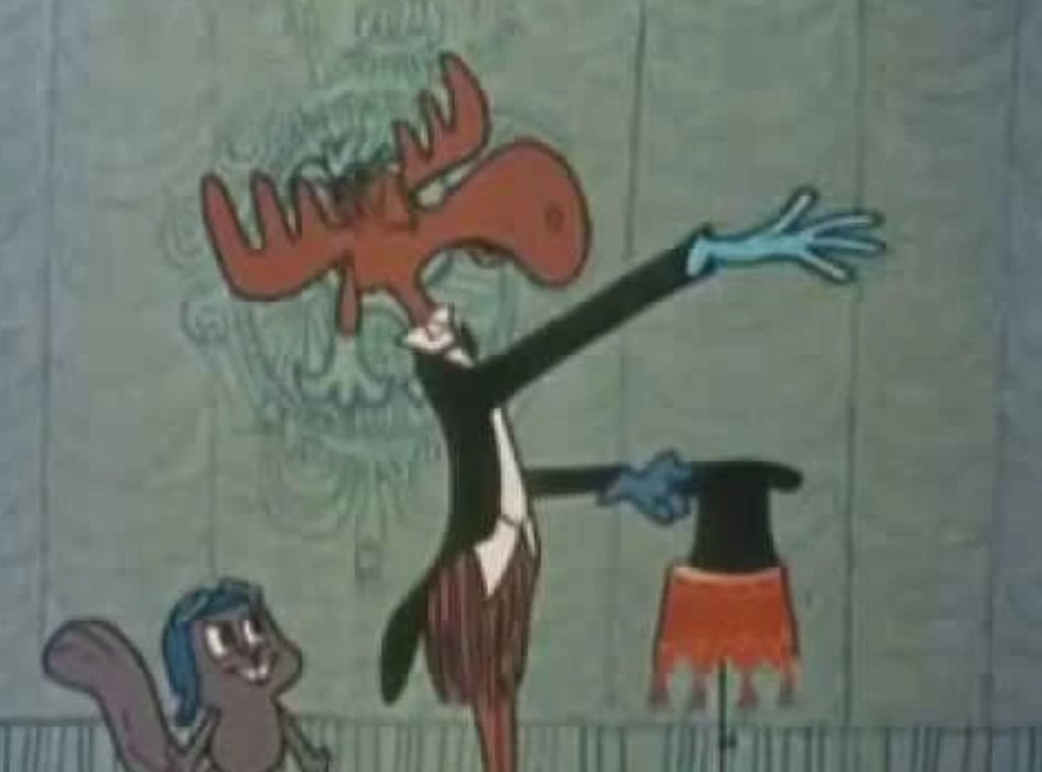 "Hey Rocky, watch me pull a polemical victory out of my dogmatic hat which is assured to win a soul through acerbic argumentation and name-calling!"

"Again? That trick never works!"

"This time fer sure!"

[Some fierce beast appears]

"Guess I need to find a new hat."