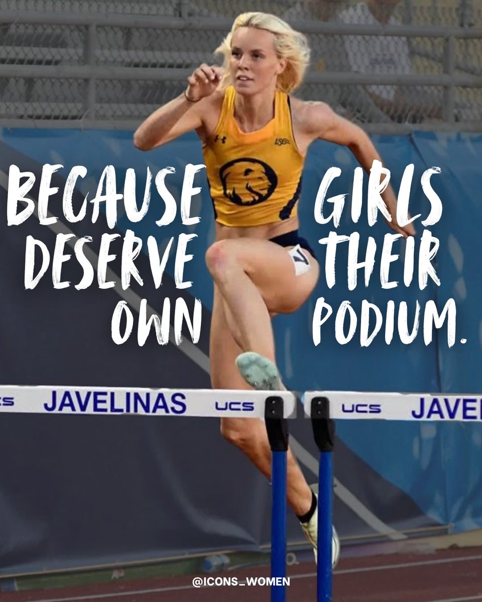 icons_women's tweet image. Today is National Girls and Women in Sports Day 🏅

We celebrate the female athletes who grow stronger through sport—building confidence, resilience, and leadership.
Every female athlete deserves a fair chance to compete.

Girls’ sports belong to girls.
