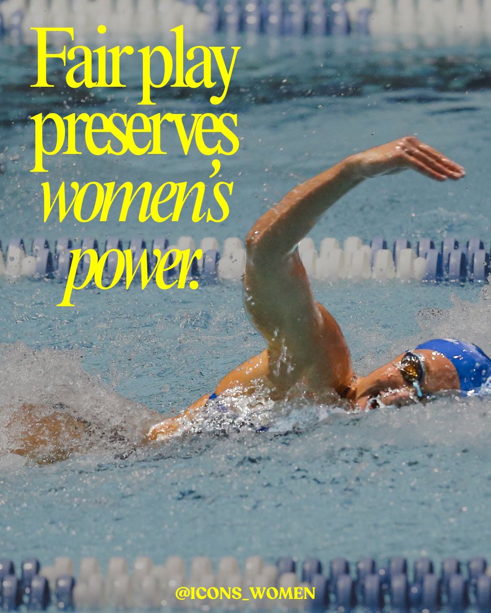 icons_women's tweet image. Today is National Girls and Women in Sports Day 🏅

We celebrate the female athletes who grow stronger through sport—building confidence, resilience, and leadership.
Every female athlete deserves a fair chance to compete.

Girls’ sports belong to girls.