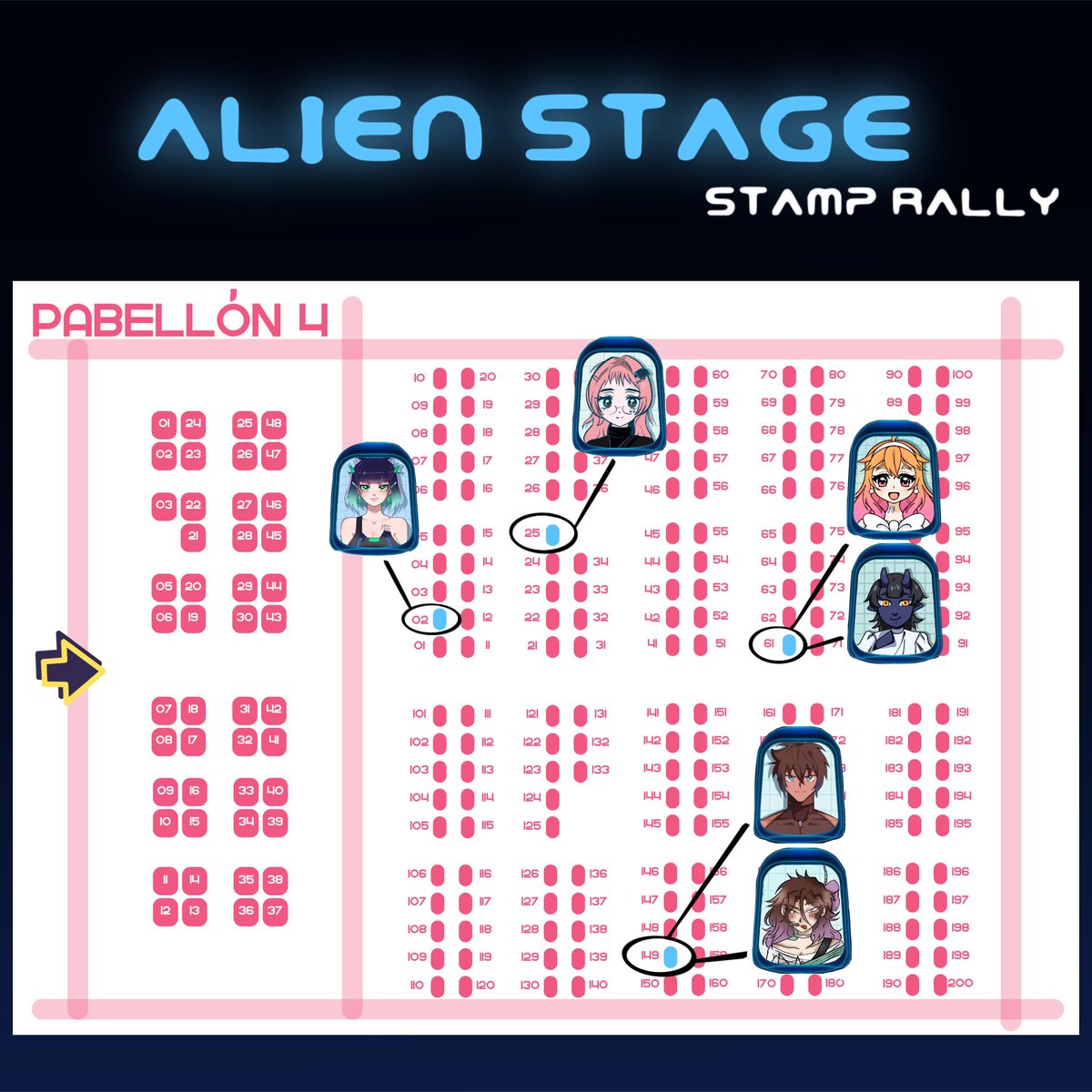 RALLY DE ALIEN STAGE para la próxima JAPAN WEEKEND MADRID 14-15 DE FEBRERO 2026 !!!

Sólo habrán 15 premios así que daros prisa !! 

Si podéis compartir esto para que llegue al máximo de gente posible os lo agradeceremos mucho 🫶
