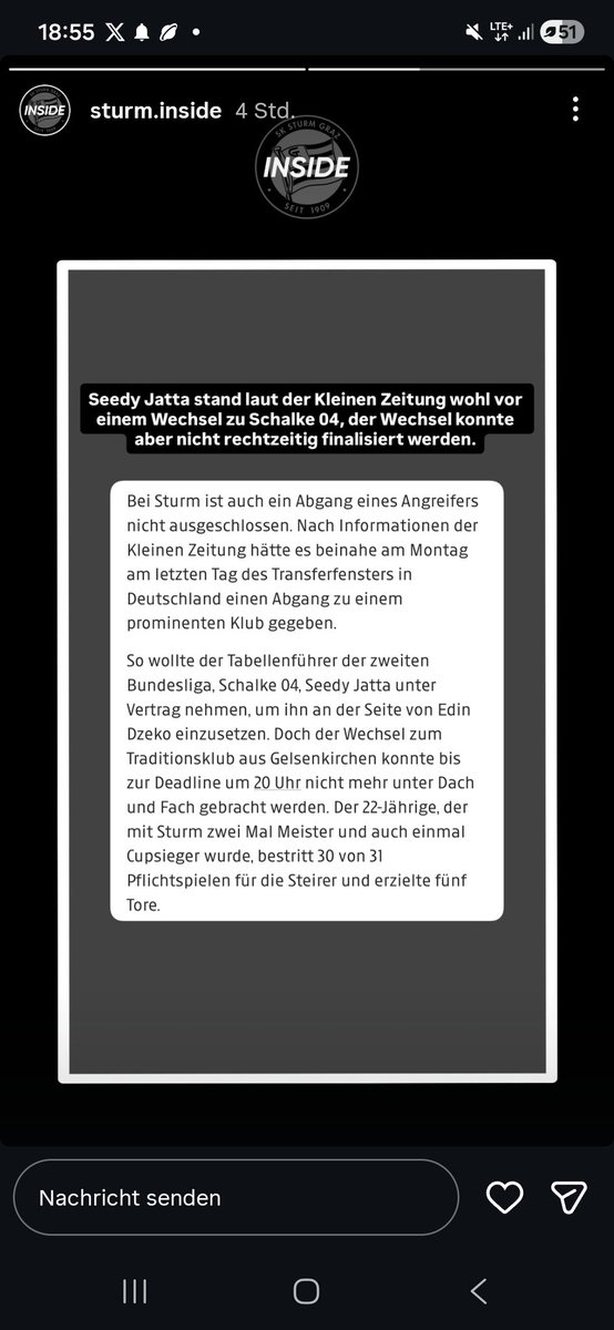 Sach ma les ich falsch oder was rauchen die auf Schalke das die Jatta wollten 😭