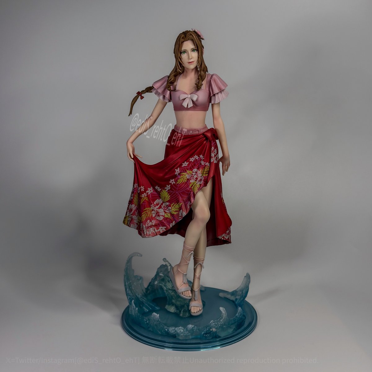 ╋━━ ⠀⠀FINAL FANTASY VII REBIRTH ⠀⠀STATIC ARTS ⠀⠀エアリス・ゲインズブール ⠀⠀-水着Ver.-  ⠀⠀⠀⠀⠀⠀⠀⠀⠀⠀⠀⠀⠀⠀⠀⠀⠀━━━╋ #STATICARTS #スタティックアーツ #FF7REBIRTH  #AerithGainsborough #エアリス エアリス　ファイナルファンタジーVIIリバース STATIC ARTS