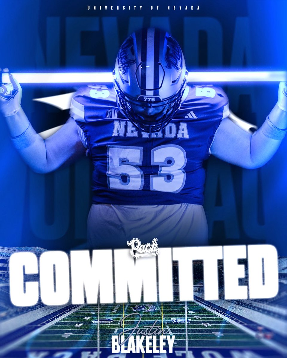 justinb__53's tweet photo. Blessed to announce my 100% commitment to the University of Nevada. 🐺 I want to thank Coach Norcross and the entire staff for this opportunity. Thank you to my Lord and Savior Jesus Christ for the strength and direction to reach this point, and thank you to my parents and everyone who has supported me along the way. @BrandonHuffman @BlairAngulo @GregBiggins @Mojavefootball1 @coach_pacheco @MikeWatersP1 @CoachCNorcross @dylansang_ @CoachChoateFB @AustinDArmond @PrepRedzoneNV @ZReyes_PRZ