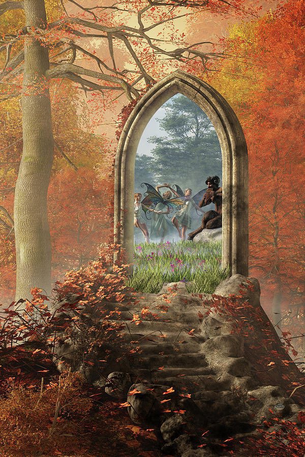 BluebellRaven's tweet image. “In the universe, there are things that are known, and things that are unknown, and in between, there are doors.”

—William Blake

🎨 “Door to the Never Ending Summer” by Daniel Eskridge