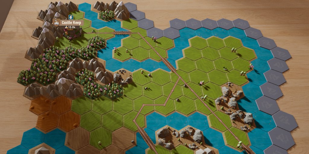 LetThemTrade's tweet photo. Aristocrats have always been snobby, but this bunch might take the cake 🍰

Settlements upstream have the cleanest water, while the villages placed lower deal with the consequences of medieval waste management 🗑️  

Guess who refuses to live where...

#LetThemTrade #Strategy #BoardGame