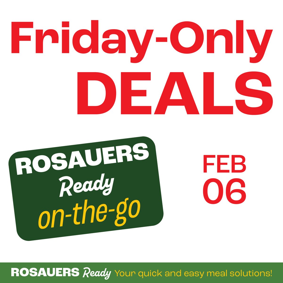 rosauers's tweet photo. Score the best value of the week with our exclusive Friday-only deals! 🛒✨

#Rosauers #FridayDeals #FridayFlashSale #WeekendSavings #ShopLocal https://t.co/5vXkAb4Sjr