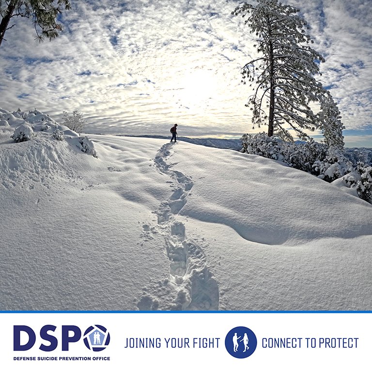 Real Warriors know the mission is 24/7/365. Don’t let seasonal changes impact your mood, energy, or sleep. 

Try practicing a coping skill this week such as relaxation, connection, hydration, sleep, or movement.
#ConnectToProtect