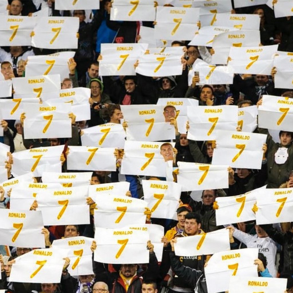 Both Al Nassr and Al Ittihad fans will hold the Ronaldo number 7 during their game as a sign of respect towards the GOAT who turns 41 tomorrow 🐐