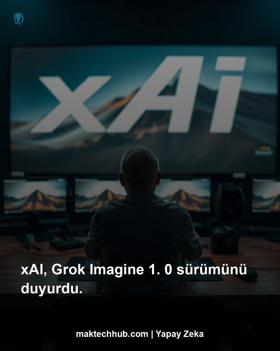 alikaplan_tech's tweet photo. Elon Musk'ın yapay zekâ şirketi xAI, Grok Imagine 1.0 sürümünü duyurdu. Platform artık daha uzun, daha yüksek çözünürlüklü videolar ve gelişmiş ses kalitesi ile üretim yapabiliyor. Bu güncelleme, şirketin üretken yapay zekâ alanındaki yeteneklerini önemli ölçüde genişletiyor. #YapayZeka #AI #Yazılım #Türkiye #Teknoloji