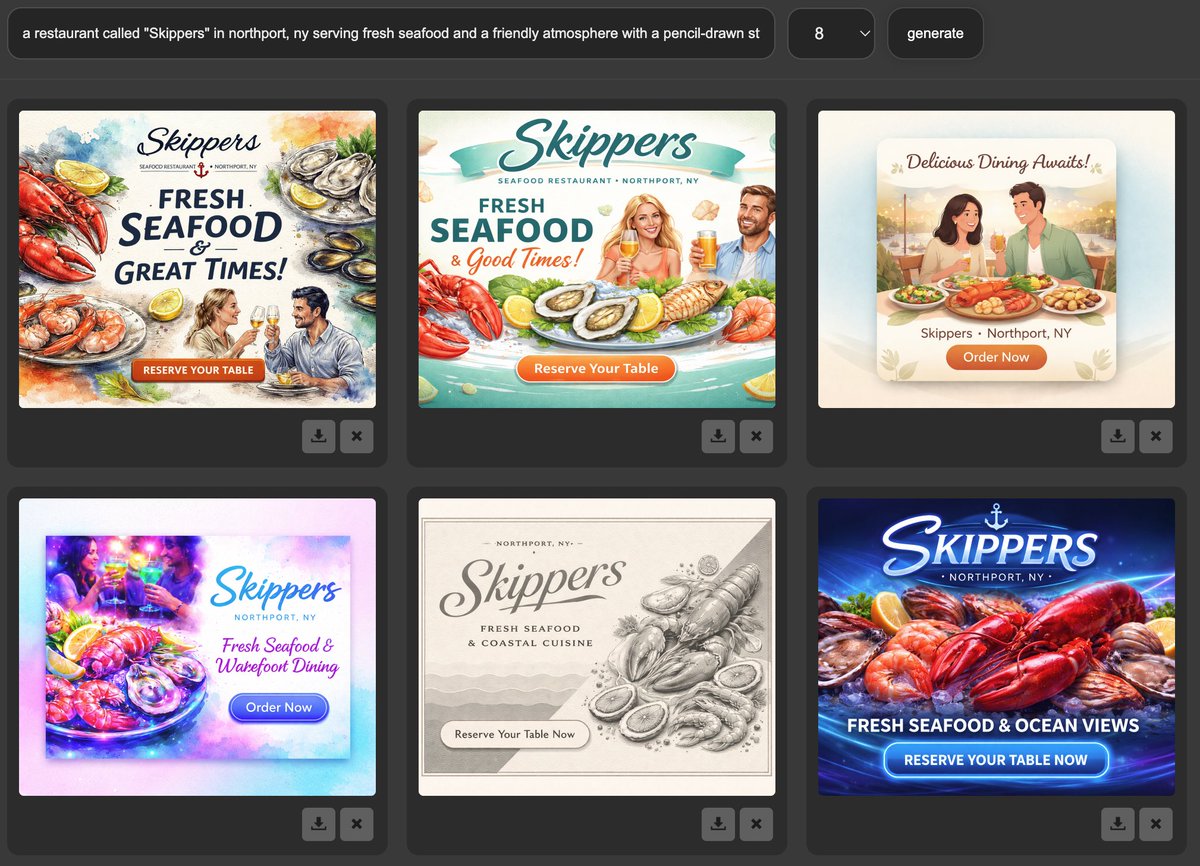 Creative Automatic tweet media