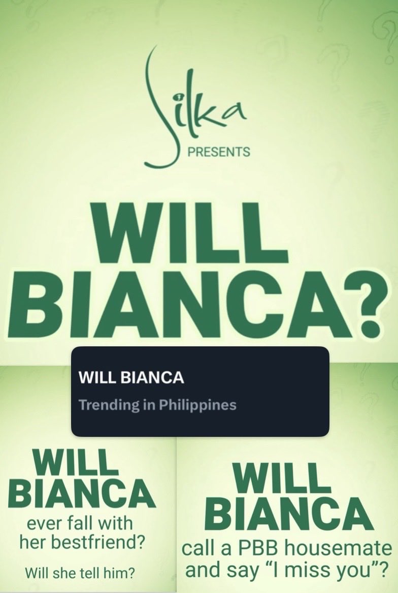 AltIndayBadiday's tweet photo. JUST INday Badiday:

WILL BIANCA, TRENDING!!!

SILKA, SINABON!!! 🤣🤪😂 https://t.co/wDPniKUGwK