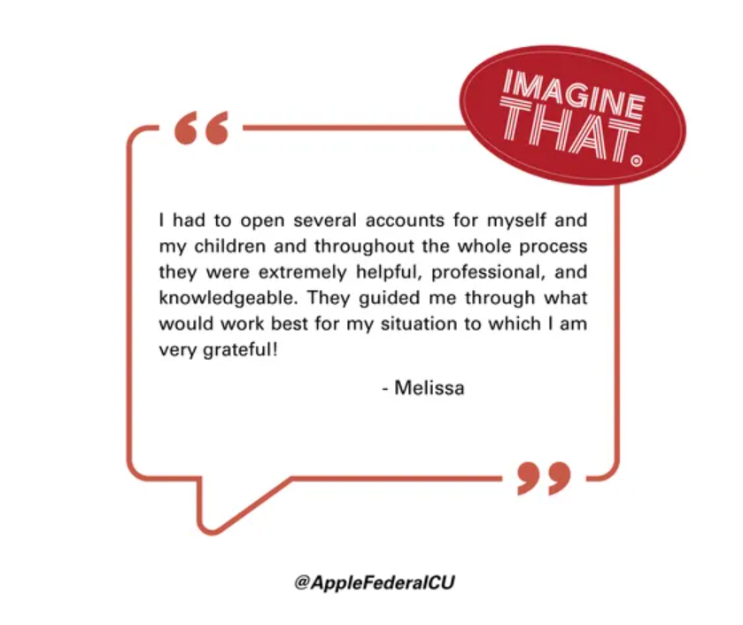 Apple Federal Credit Union tweet media