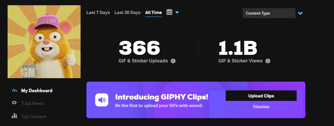 Proliferation of the $GRIND.

Yes... I am aware that this has not helped the token holder growth. 

But it is a milestone, nonetheless. 

Great job to <a href="/mattbag3d/">mattbag3d</a>  !