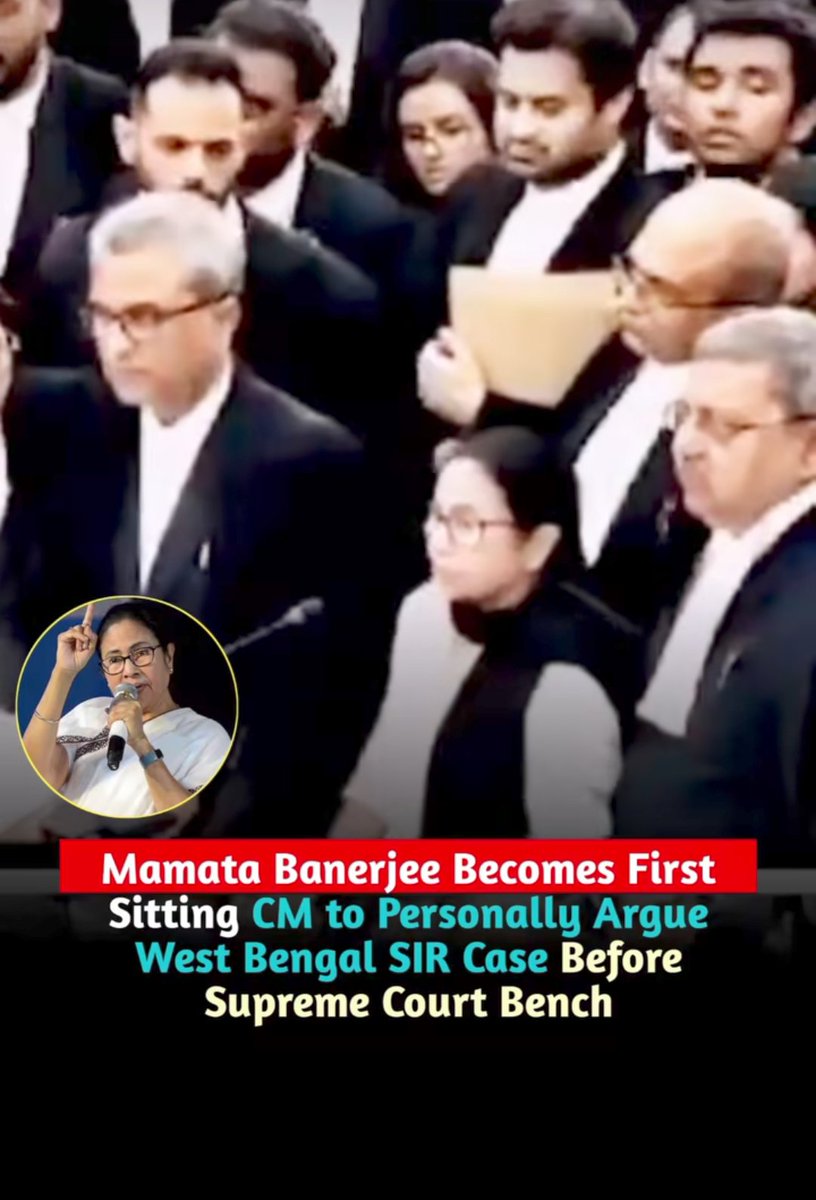 Have you heard the saying... "Choor ki dhadhi me tinka"
#MamataBanerjee 's every action is like that.