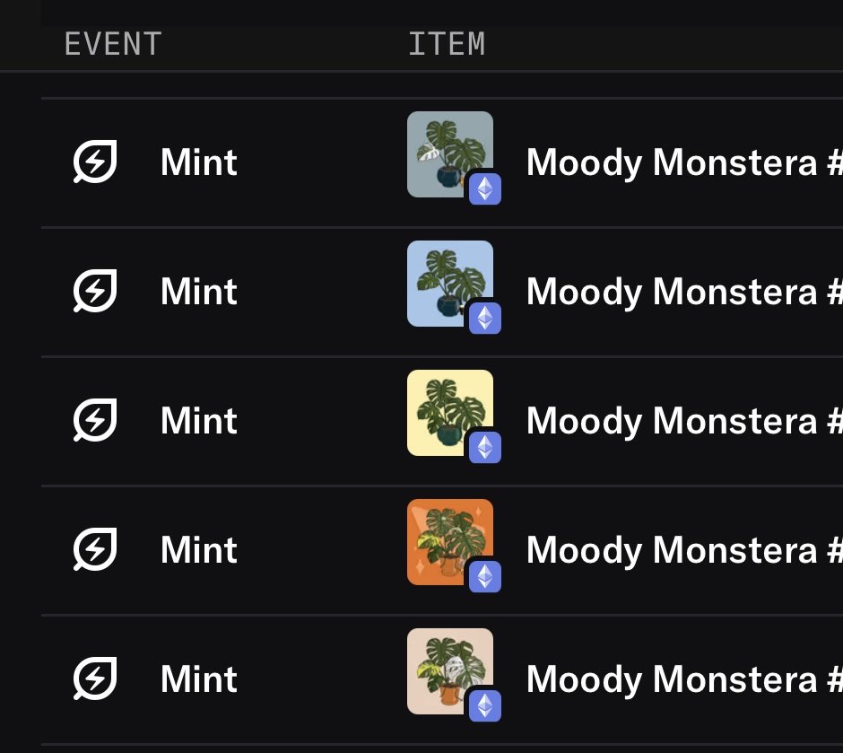MoodyMonsteras's tweet photo. we have some new mints today and new Monstera collectors!

welcome to the fam! 🪴 https://t.co/n1vUrt6Xnd