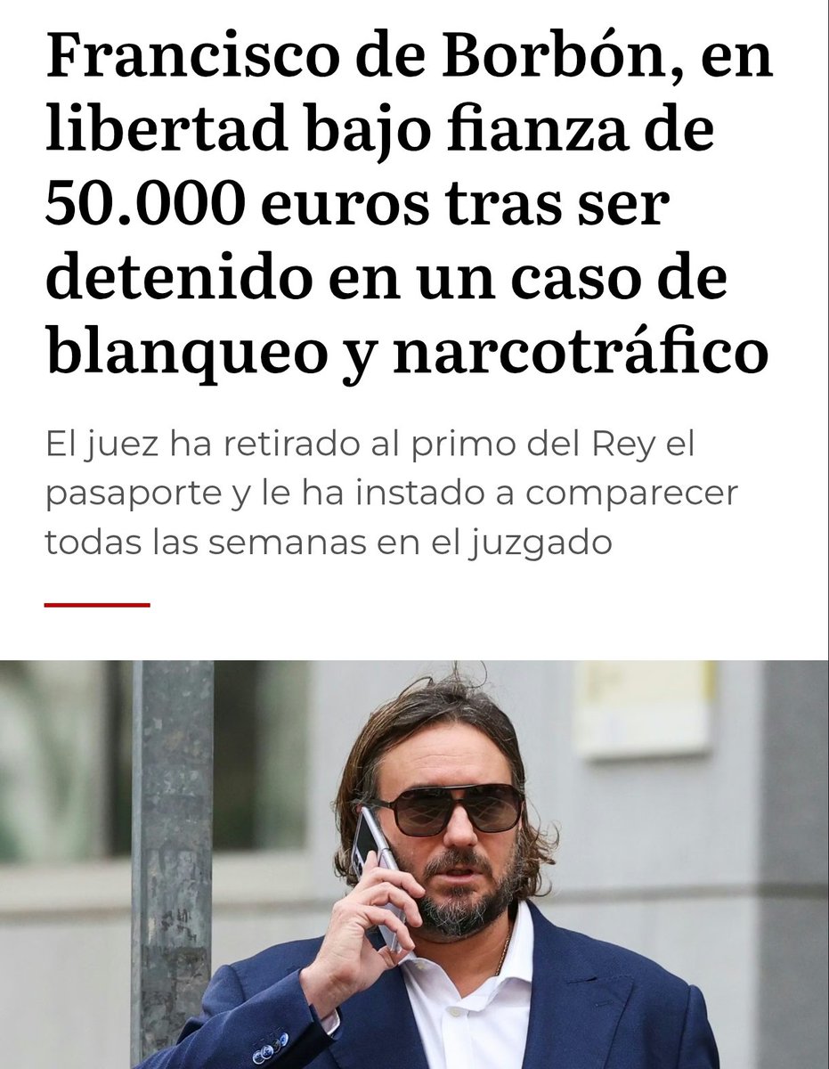 FonsiLoaiza's tweet photo. La "justicia es igual para todos" en España. https://t.co/CMcgx1WdBF