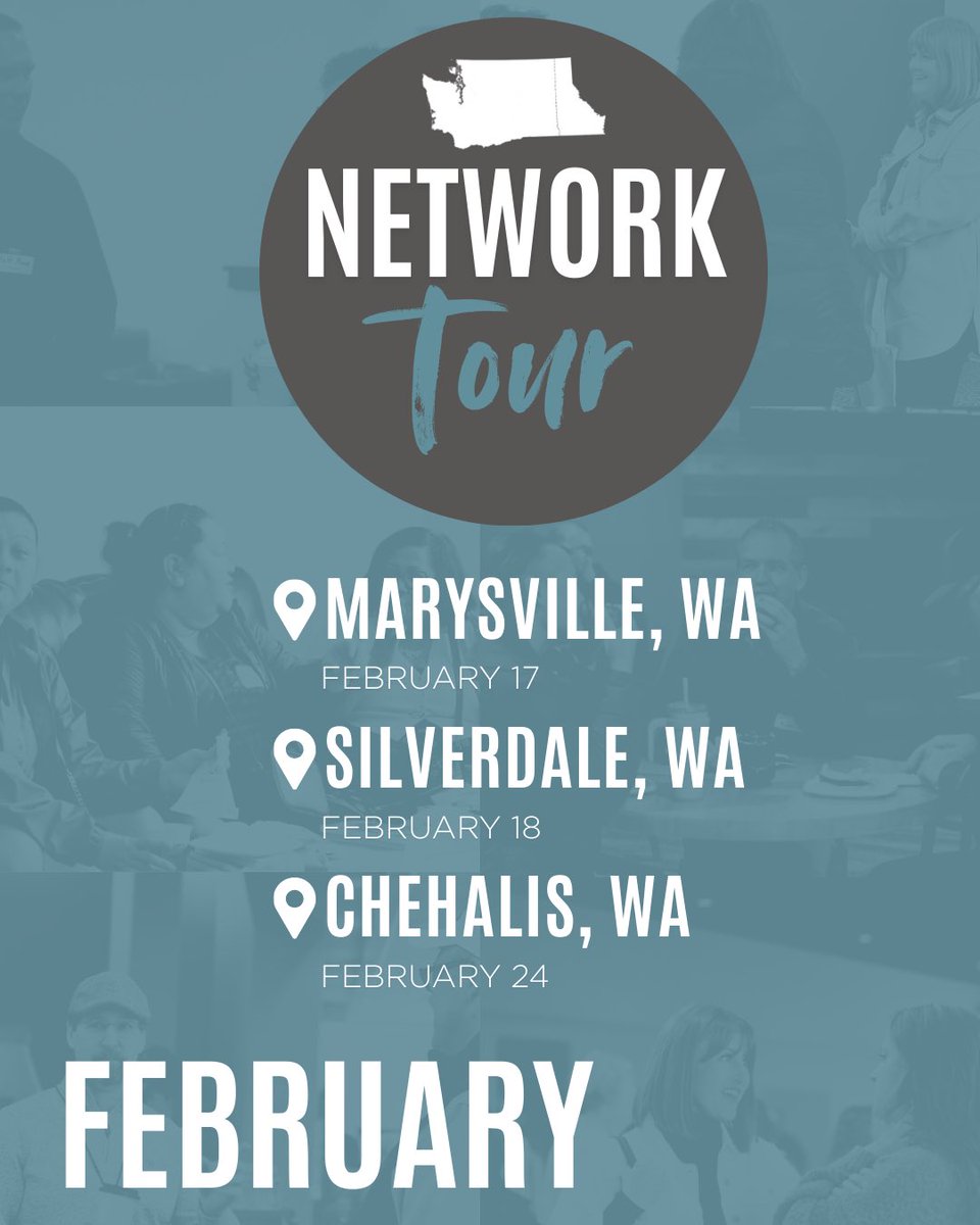 We're hitting the road for our first Network Tour dates this month!
Northwest, South Sound/Peninsula, and Southwest regions — we're coming to YOU!
This tour is all about connection and encouragement. Lunch is included.

nwministry.com/Events/Network…