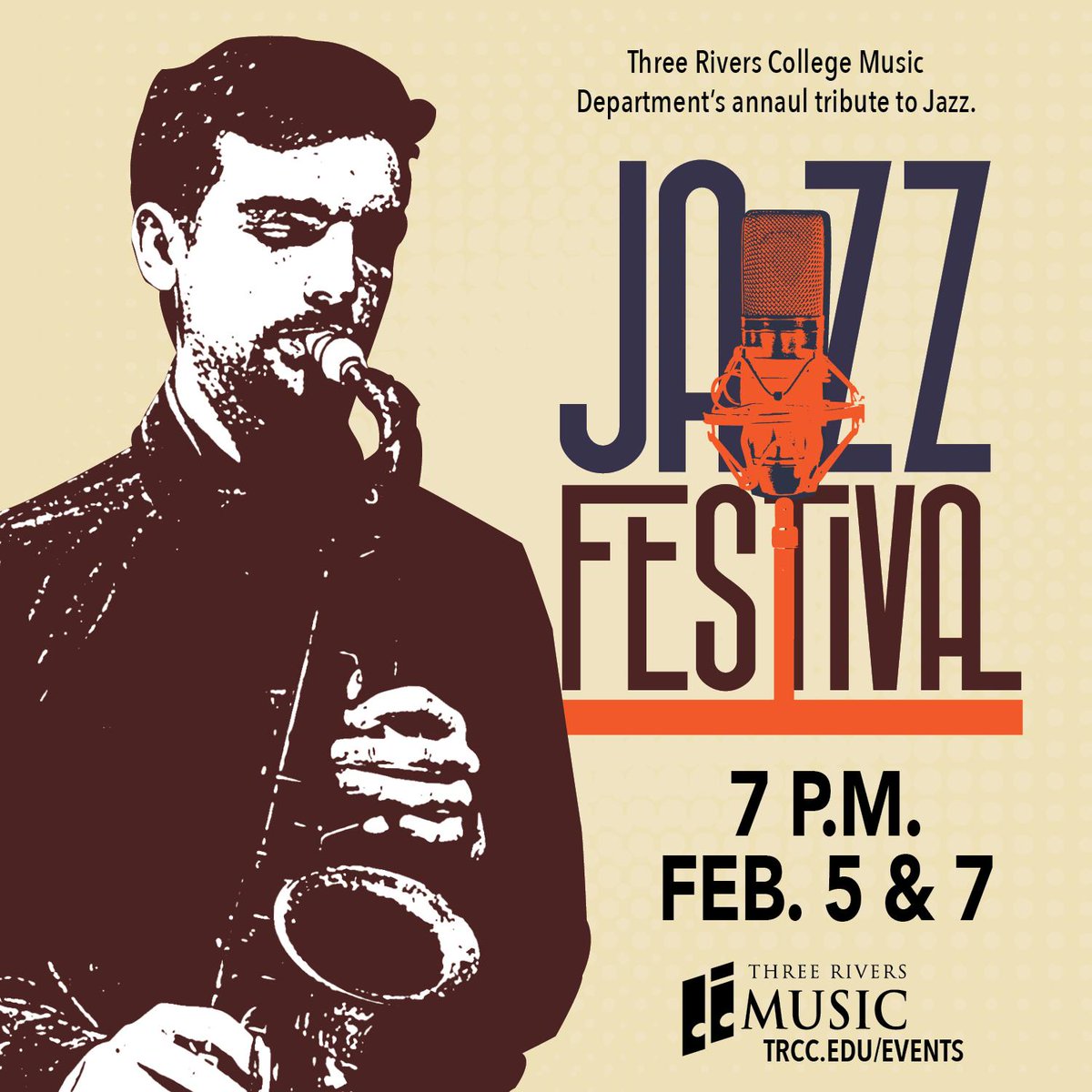 🎷 Jazz Fest at Three Rivers College Starts Tomorrow Night! 🎷

🎶 Thursday, February 5 | 7 p.m.

🎶 Saturday, February 7 | 7 p.m.

Details: trcc.edu/events/annual-…