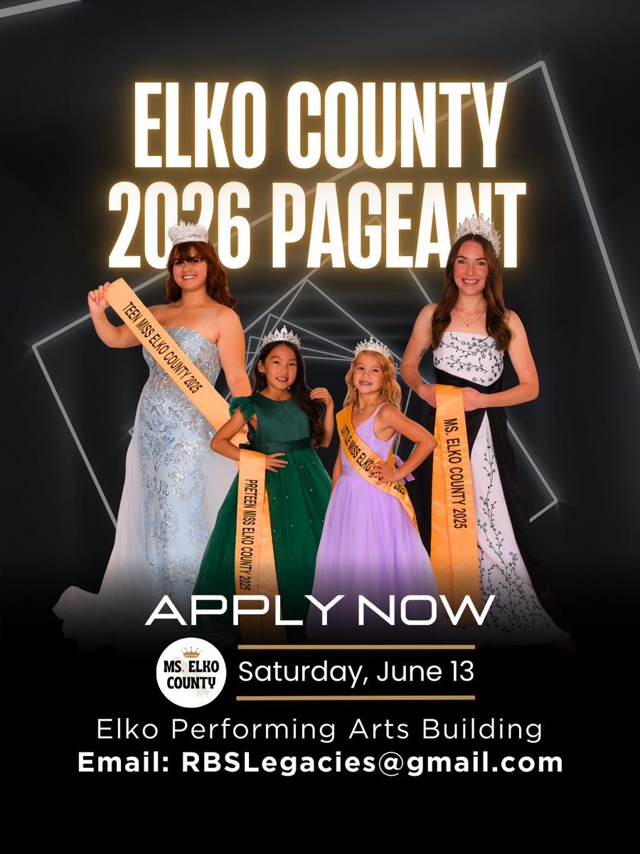 Teen Miss and Ms. Elko County Pageant tweet media