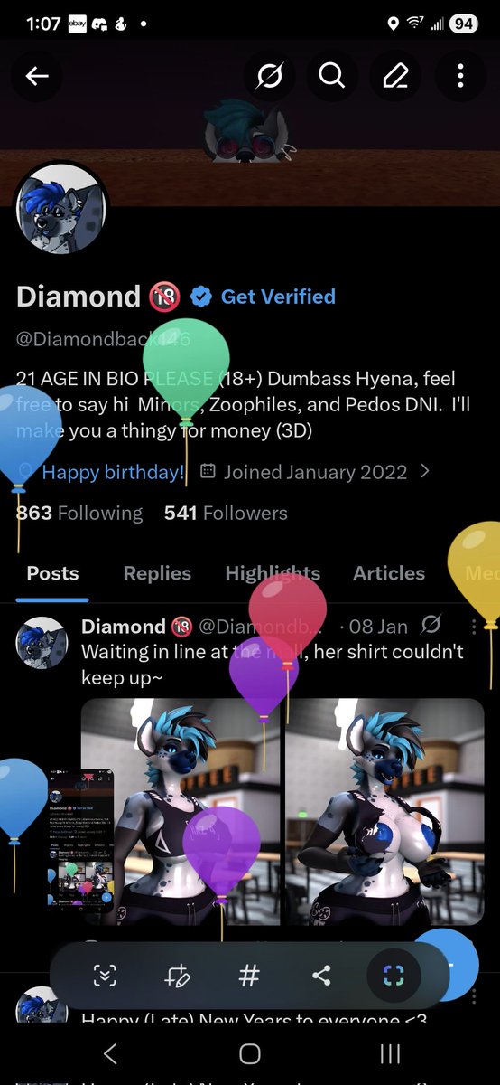 Yippee, I'm 22 now, here's to another year of renders <3