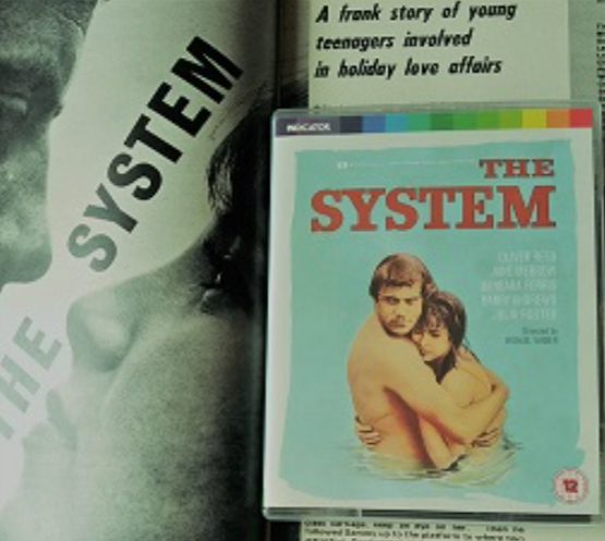 Wyfan2's tweet photo. @janemerrow THE SYSTEM (1964) starring
@janemerrow and #OliverReed. Great screenplay by #PeterDraper that immortalised the Devon term 'grockles' for tourists. https://t.co/V0jBFyqjzw https://t.co/ObhjOcQvwO