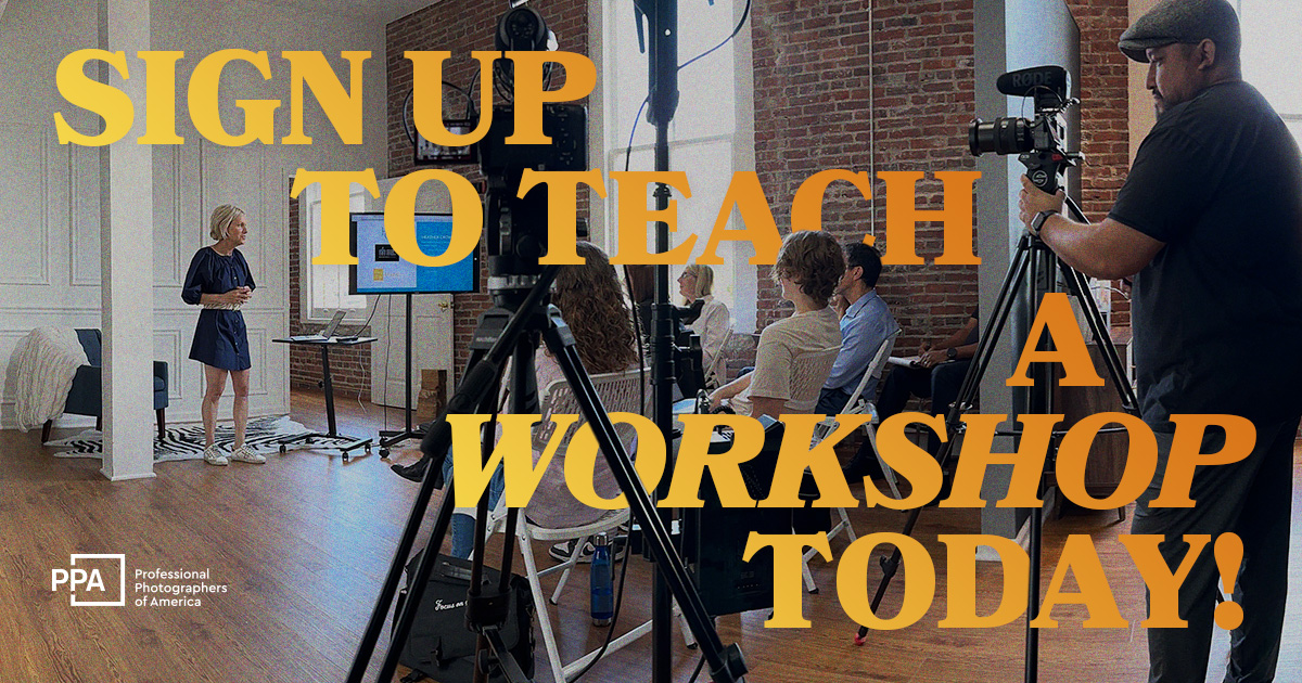 OurPPA's tweet image. Apply now to be a Spring Photo Workshop Instructor - the deadline is February 18!

Support fellow photographers by sharing your wisdom in a class, you can also earn merits towards your degree. Sign up now 👉 ppa.com/events/photogr…