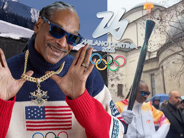 TMZ's tweet photo. Snoop Dogg is an Olympic Torchbearer for the 2026 Winter Games! https://t.co/JqRsHipXc2 https://t.co/BJyfiRhKf3