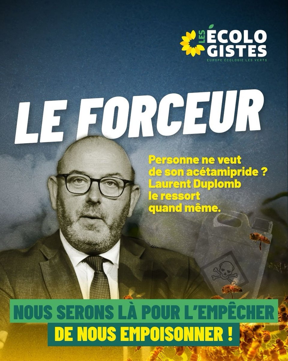 Quand c’est non, c’est non !

Plus de deux millions de personnes ont dit non à la loi Duplomb, le conseil constitutionnel a censuré la réintroduction de l’acétamipride, mais Laurent Duplomb s’obstine.

Contre la santé, contre la biodiversité, contre la science, contre la