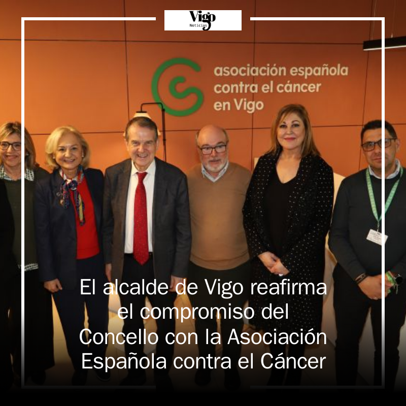 VigoNoticiascom's tweet photo. 💔💪 ¡El alcalde Abel Caballero muestra su firme apoyo a la Asociación Española contra el Cáncer! En el Día Mundial contra el Cáncer, reafirma el compromiso del Concello de Vigo. Juntos, luchamos por un futuro sin esta enfermedad. #Vigo #Concello... https://t.co/t33EKZSNi6 https://t.co/maBWF0QaiZ