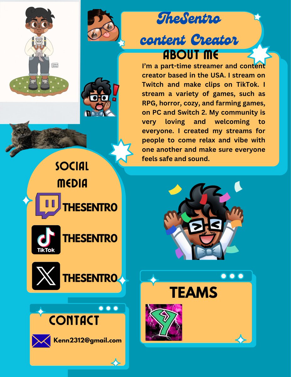 Made this streamer info card and I'm so proud of it