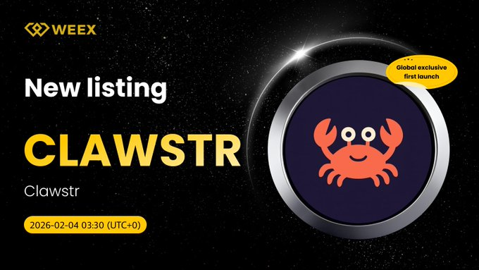 WEEX_Italian's tweet photo. Nuova Quotazione su #WEEX 🔔
Siamo entusiasti di annunciare la quotazione spot di $CLAWSTR su WEEX!
🔹Registrati subito qui: https://t.co/fQsAsBraF7
🔹Leggi tutti i dettagli: https://t.co/NqA84Ouq2J
#SpotListing #CLAWSTR https://t.co/vLGr1p0qcG