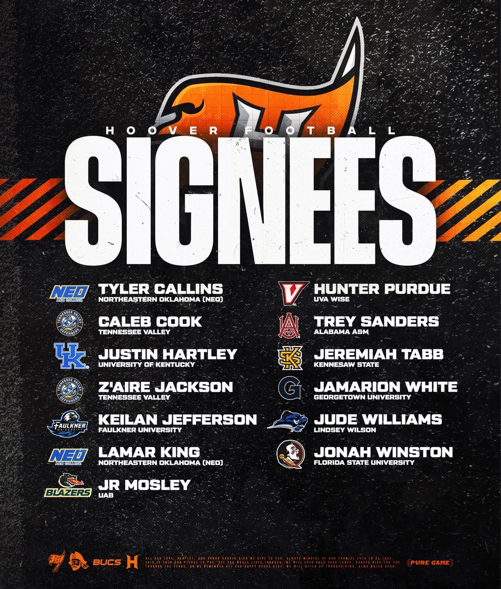 Hoover Bucs Football tweet media