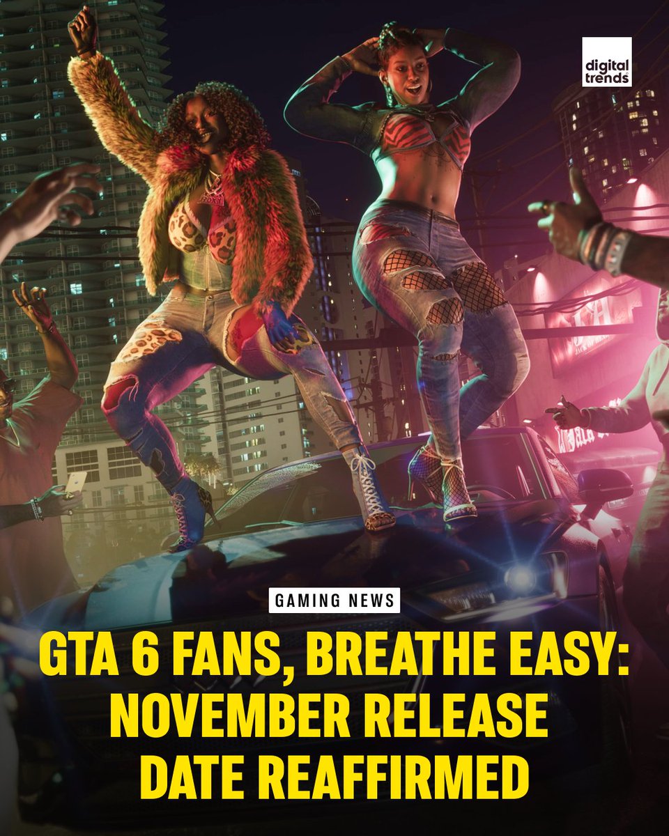 DigitalTrends's tweet image. Take-Two CEO Strauss Zelnick says he feels “very good” about GTA 6’s release date, adding that marketing for the game is set to begin this summer.

#grandtheftauto #gta6 #rockstar