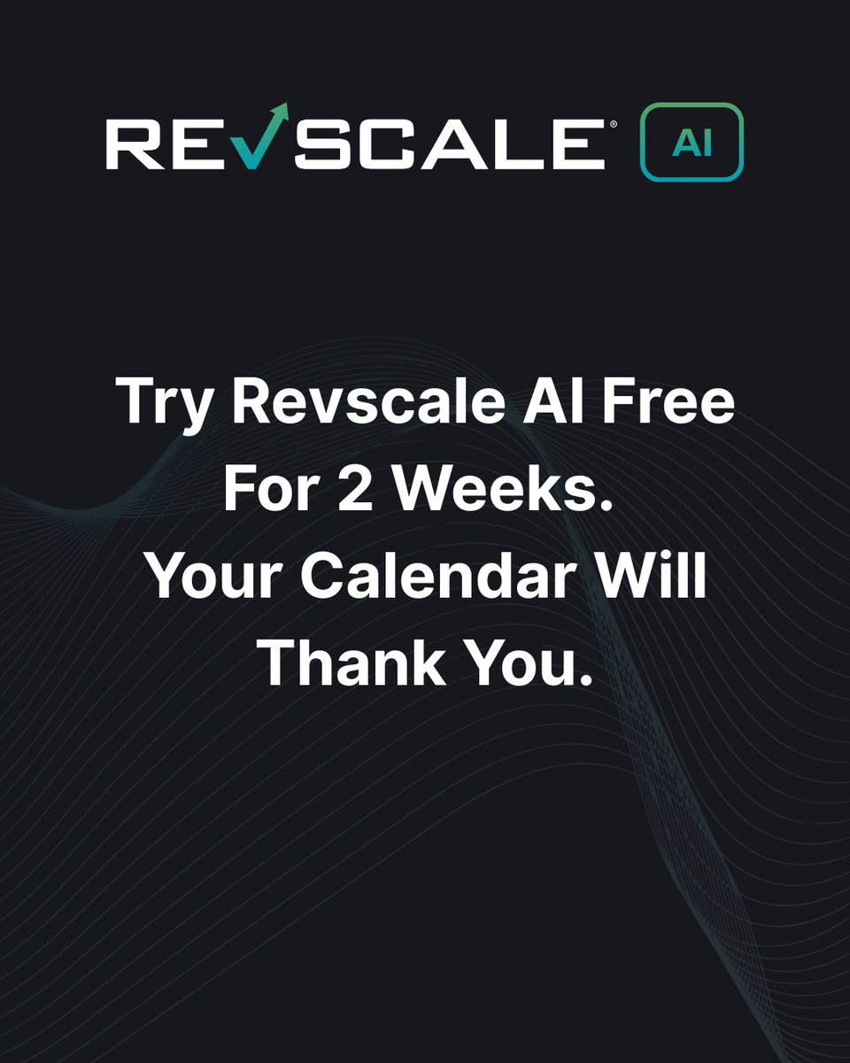 getrevscale's tweet photo. If you’re still doing all of this manually, you’re leaving time and revenue on the table.

Revscale AI handles the busywork behind the scenes so your team can focus on what actually drives growth.
Try it free for 2 weeks.

#RevscaleAI #AIForBusiness #SalesAutomation https://t.co/JeLulSTN8P