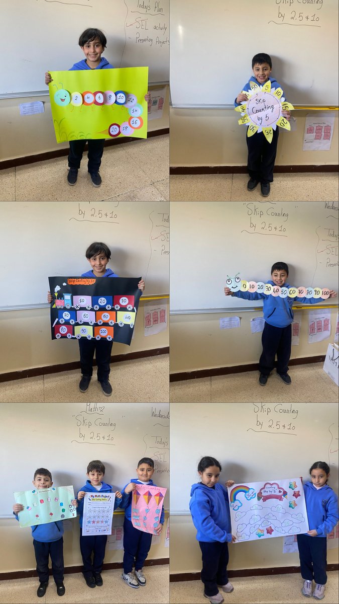 YGhobon's tweet photo. Grade 2 learners amazed us with their creative projects on skip counting by 2, 5, and 10! ππ’β¨So much creativity, teamwork, and number confidence on display.
#Grade2Learners #SkipCounting #MathIsFun #CreativeLearning
@FawziehHn @MakAishaSchool https://t.co/NjYTphxanM