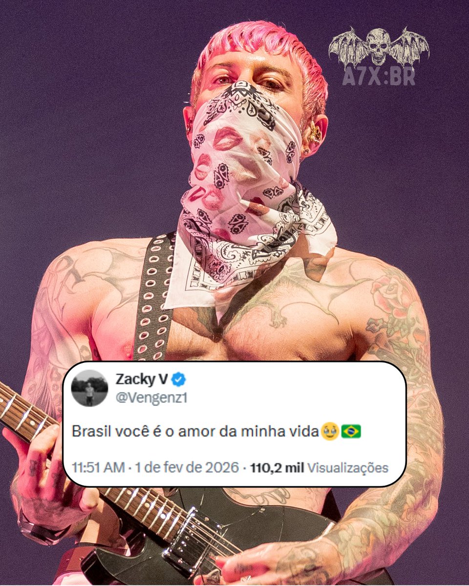 Avenged Sevenfold Brasil | A7X:BR tweet media