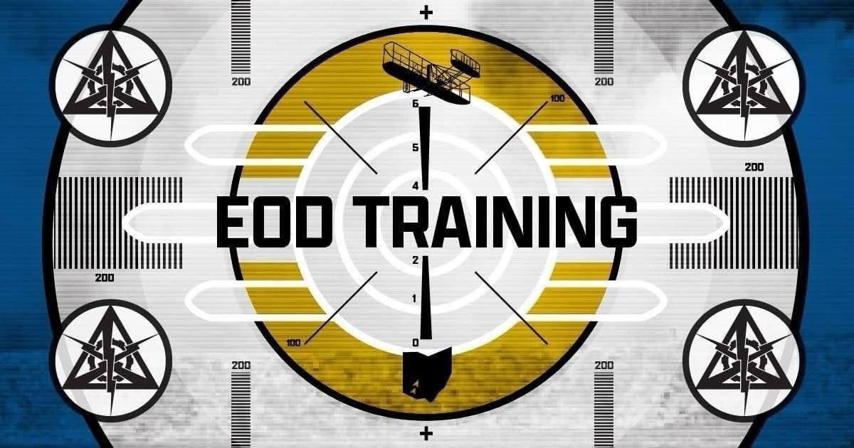 WrightPattAFB's tweet photo. ⚠️ Noise Alert ‼️ TODAY, Feb. 4, until 2:30 p.m.

The Wright-Patterson Explosive Ordnance Disposal Flight will be performing demolition training operations at the EOD
Proficiency Range. There will be one detonation. https://t.co/L5p5iZuKOA