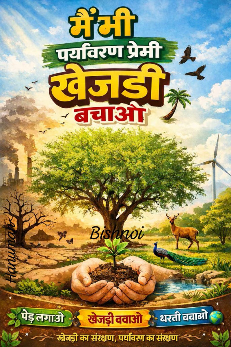 Subhash64887998's tweet photo. #पर्यावरण_प्रेमी
#WeWillSaveKhejari https://t.co/lejyWp6Ezv