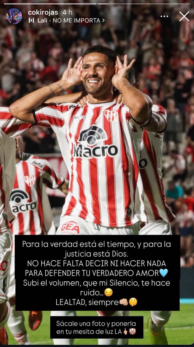 Pensar que hay algunos “hinchas” de Belgrano que defendían a este sorete en los comentarios. 
Empiecen a querer más la celeste que a los jugadores y ahí nos va a ir mejor